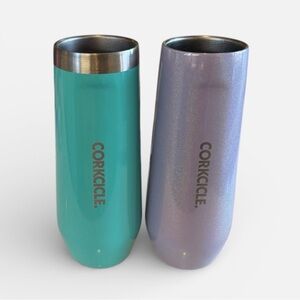 Corkcicle Stemless Champagne Flutes Set of 2 Insulated
